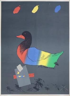 Bild Nr.1: 129-4005 Saunders, Raymond: (Künstlergraphik)