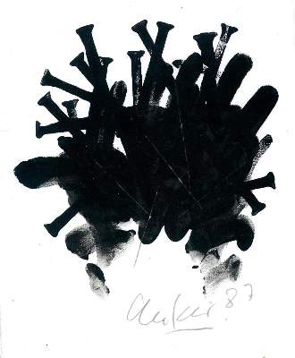 Bild Nr.1: 129-4108 Uecker, Günther: (Künstlergraphik)