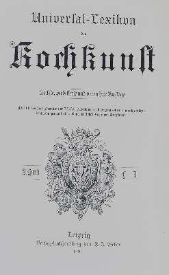 Bild Nr.1: 129-468 Universal-Lexikon der Kochkunst.: (Küche und Haushalt, Kochbücher)