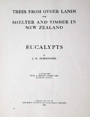 Bild Nr.1: 129-472 Simmonds,J.H.: (Land- und Forstwirtschaft, Forstwirtschaft, Eukalyptus)