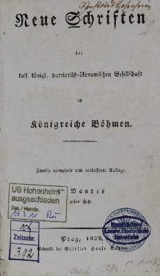 Bild Nr.1: 129-480 Neue Schriften: (Land- und Forstwirtschaft, Landwirtschaft)