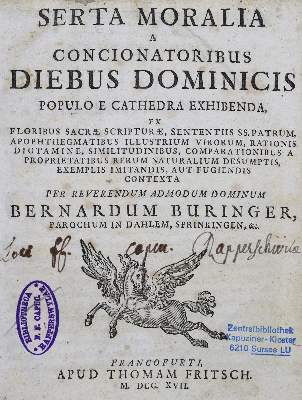 Bild Nr.11: 129-49 Buringer,B.: (Alte Drucke, Handschriften und Theologie)