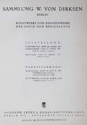 Bild Nr.1: 129-537 Altmeister.: (Kataloge)