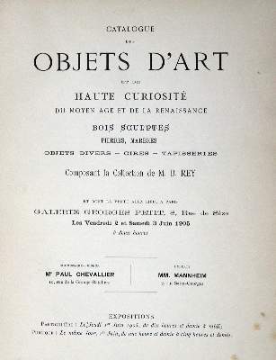 Bild Nr.1: 129-560 Petit,G.: (Kataloge)