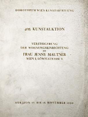 Bild Nr.1: 129-567 Mautner.: (Kataloge, Wien)