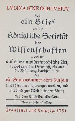 Bild Nr.1: 129-644 Lucina sine concubitu: (Faksimile)