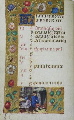 Bild Nr.2: 129-652 Stundenbuch aus Brügge: (Faksimile)