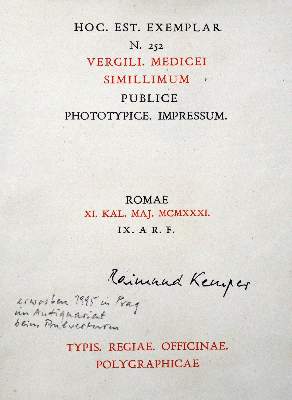 Bild Nr.1: 129-653 Vergilius,M.P.: (Faksimile)