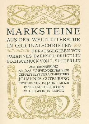 Bild Nr.1: 129-657 Baensch-Drugulin,J.: (Jugendstil)