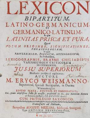 Bild Nr.1: 129-669 Weismann,E.: (Lexika - Wörterbücher - Sprachwissenschaften)