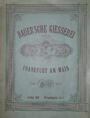 Bild Nr.1: 129-684 Bauersche Giesserei.: (Typographie und Kalligraphie)