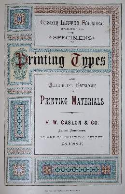 Bild Nr.1: 129-690 Caslon,H.W.: (Typographie und Kalligraphie)