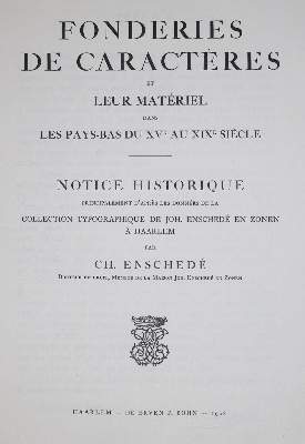 Bild Nr.1: 129-699 Enschedé,C.: (Typographie und Kalligraphie)