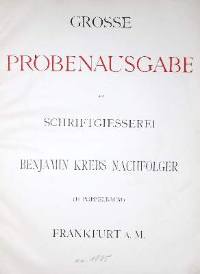 Bild Nr.1: 129-712 Grosse Probenausgabe: (Typographie und Kalligraphie)
