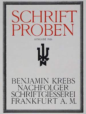 Bild Nr.1: 129-724 Krebs,B.: (Typographie und Kalligraphie)