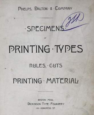 Bild Nr.1: 129-737 Phelps, Dalton & Co.: (Typographie und Kalligraphie)