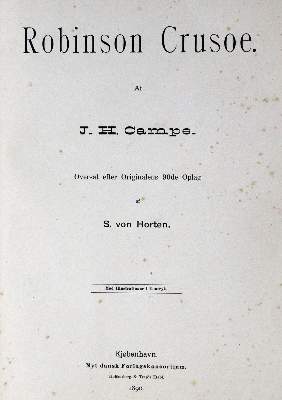 Bild Nr.2: 129-838 Campe,J.H.: (Robinsonaden)