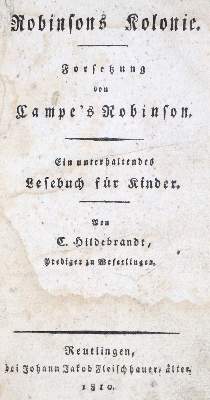 Bild Nr.1: 129-842 Hildebrandt,C.: (Robinsonaden)
