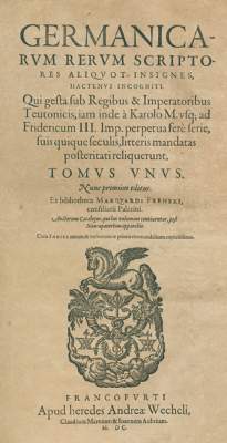Bild Nr.1: 129-85 Freher,M.: (Alte Drucke, Handschriften und Theologie)