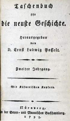 Bild Nr.1: 129-865 Posselt,E.L. (Hrsg.).: (Almanache)