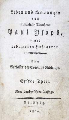 Bild Nr.1: 129-885 (Cramer,C.G.).: (Literatur und illustrierte Bücher bis 19.Jahrhundert)