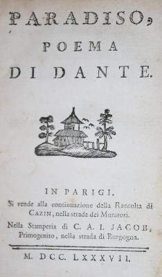 Bild Nr.1: 129-889 Dante Alighieri.: (Literatur und illustrierte Bücher bis 19.Jahrhundert)