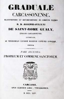 Bild Nr.1: 129-91 Graduale Carcassonense.: (Gesangbücher)