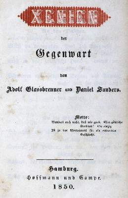 Bild Nr.2: 129-918 Glassbrenner,A. u. D.Sanders.: (Literatur und illustrierte Bücher bis 19.Jahrhundert)