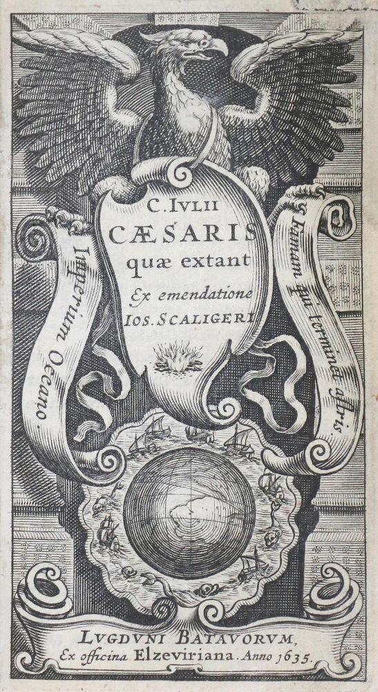 Große Abbildung Nr.1: 130-100 Caesar,C.J.: (Alte Drucke, Handschriften und Theologie)
