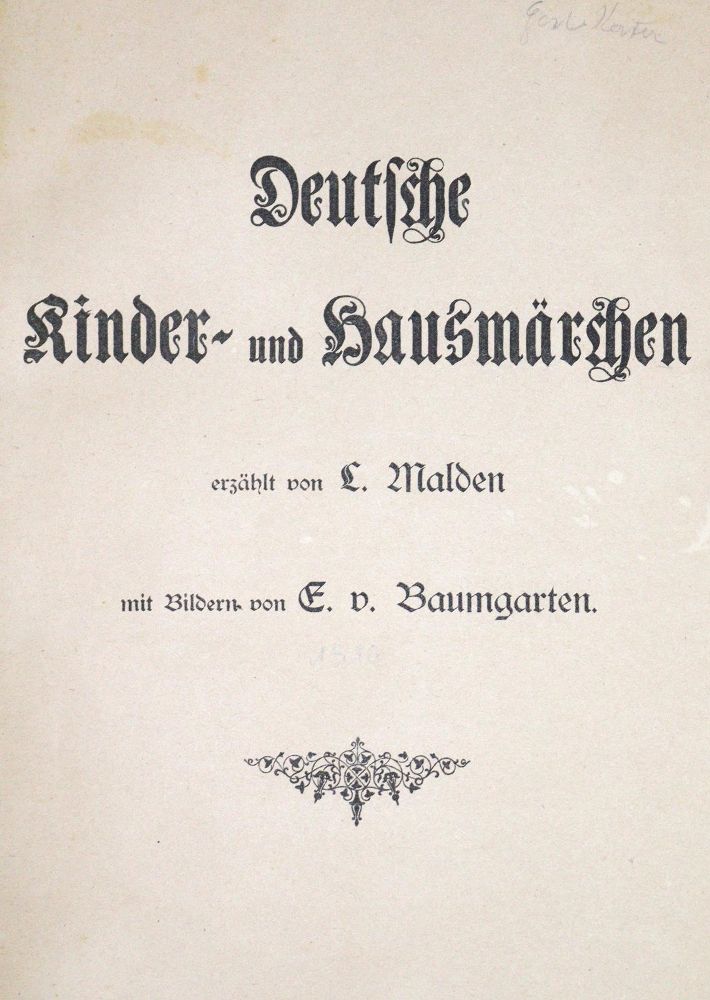 Große Abbildung Nr.1: 130-1018 Malden,L. (d.i. L.Mailänder).: (Baumgarten)