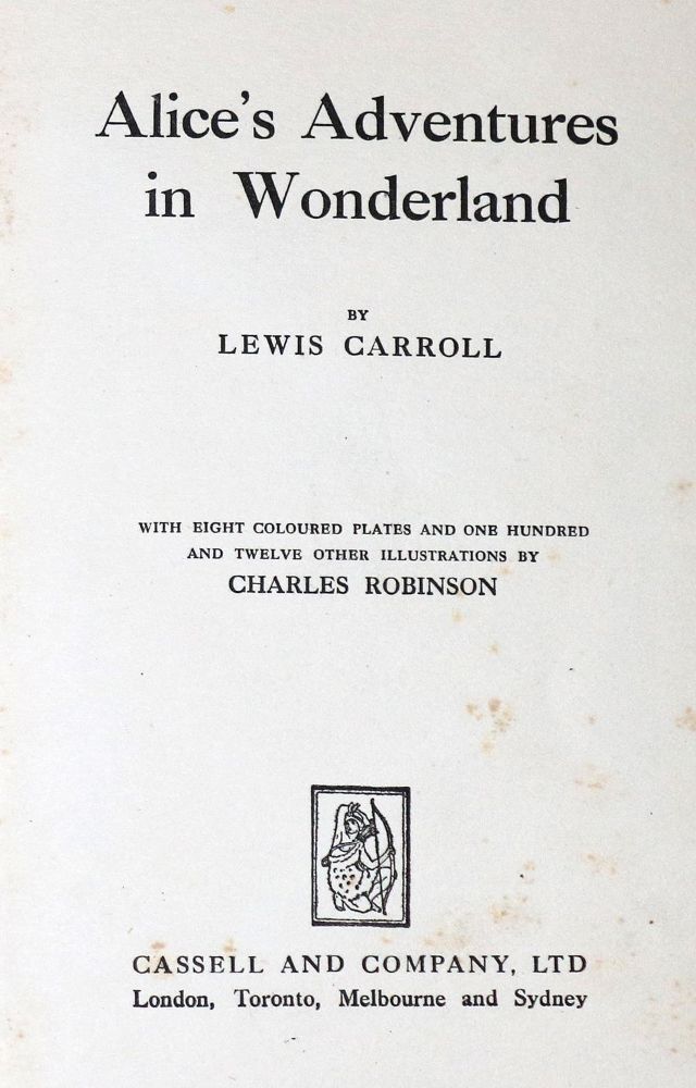 Große Abbildung Nr.2: 130-1030 Carroll,L.: (Kinder- und Jugendbücher)
