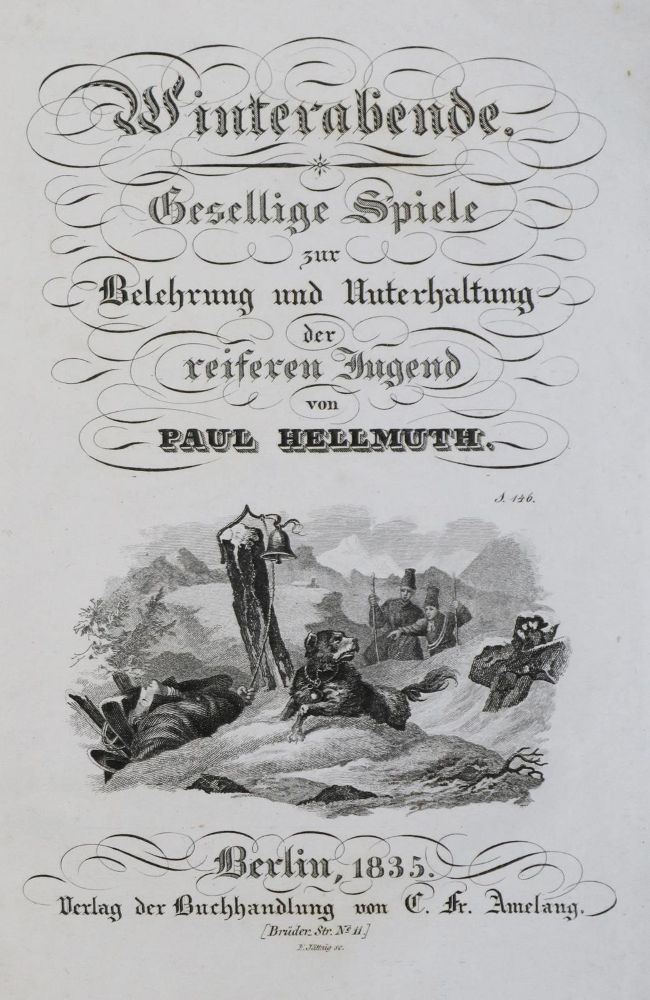 Große Abbildung Nr.1: 130-1055 Hellmuth,P. (d.i. J.F.L.Fischer).: (Kinder- und Jugendbücher)