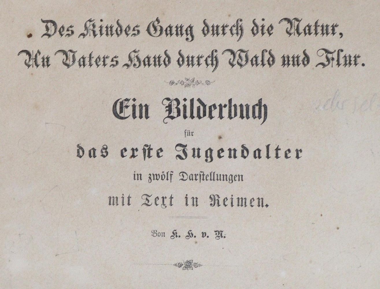Große Abbildung Nr.2: 130-1060 Kindes Gang durch die Natur, Des,: (Kinder- und Jugendbücher)