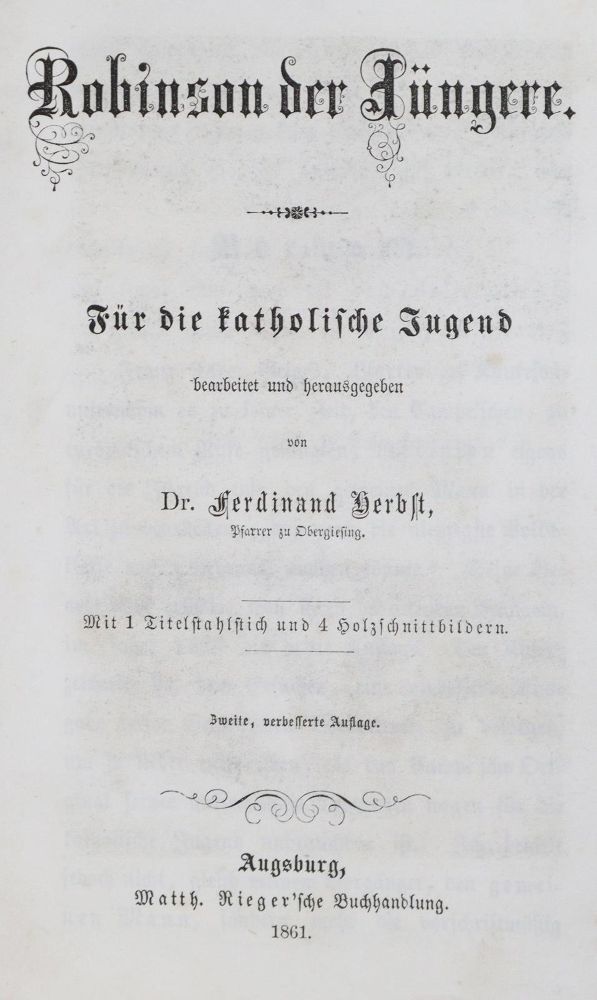 Große Abbildung Nr.1: 130-1075 Herbst,F.: (Robinsonaden)