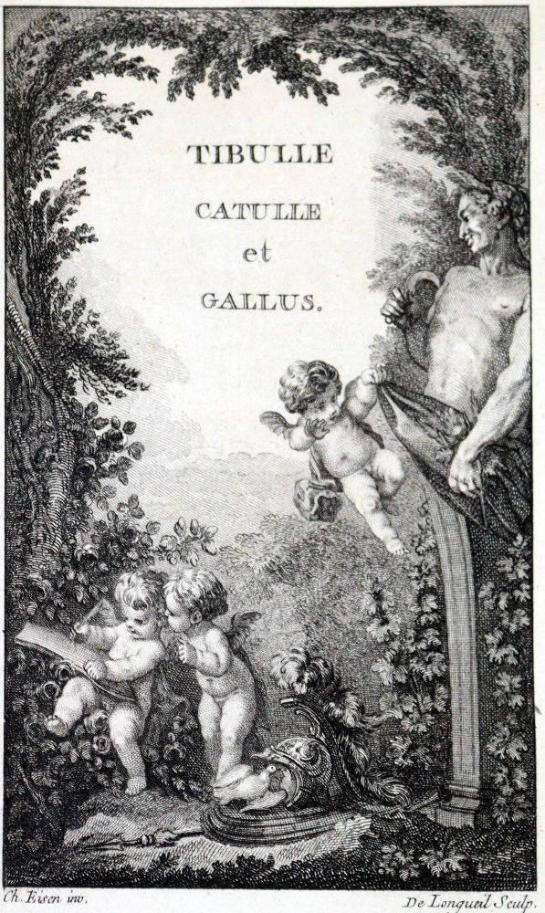 Große Abbildung Nr.2: 130-1155 Catullus, Tibullus u. Gallus.: (Literatur und illustrierte Bücher bis 19.Jahrhundert)