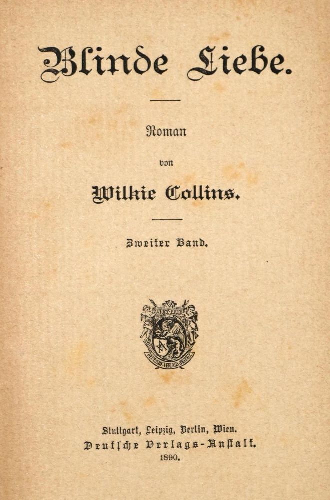 Große Abbildung Nr.1: 130-1161 Collins,W.: (Literatur und illustrierte Bücher bis 19.Jahrhundert)