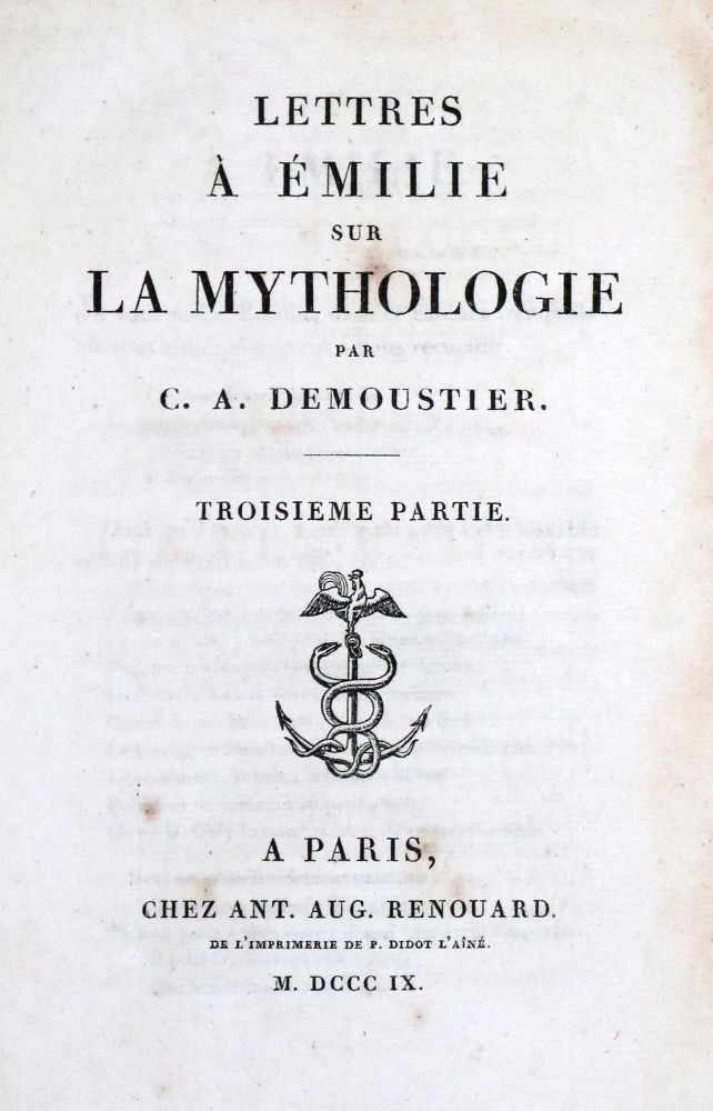Große Abbildung Nr.1: 130-1165 Demoustier,C.A.: (Literatur und illustrierte Bücher bis 19.Jahrhundert)