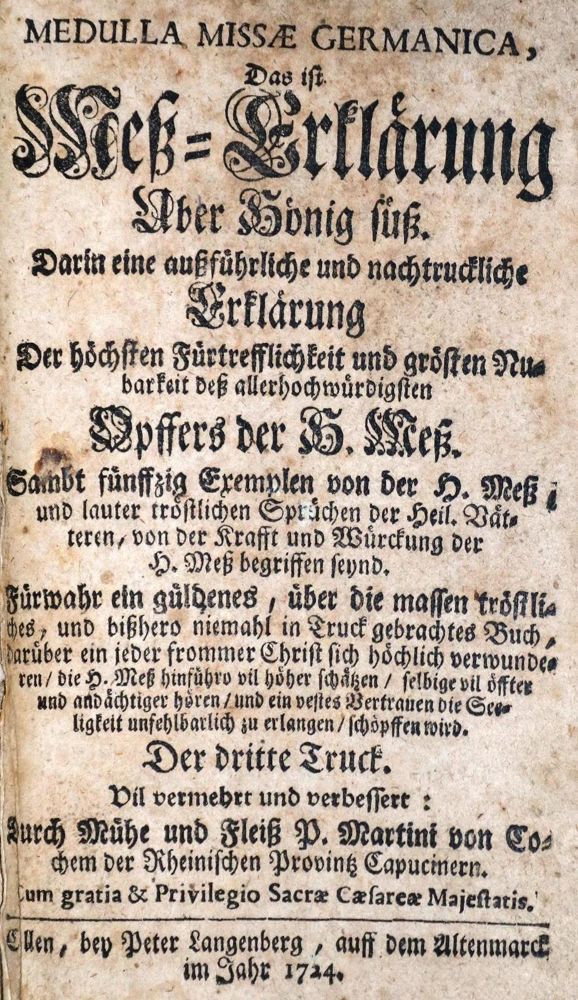 Große Abbildung Nr.1: 130-117 Cochem,M.v.: (Alte Drucke, Handschriften und Theologie)