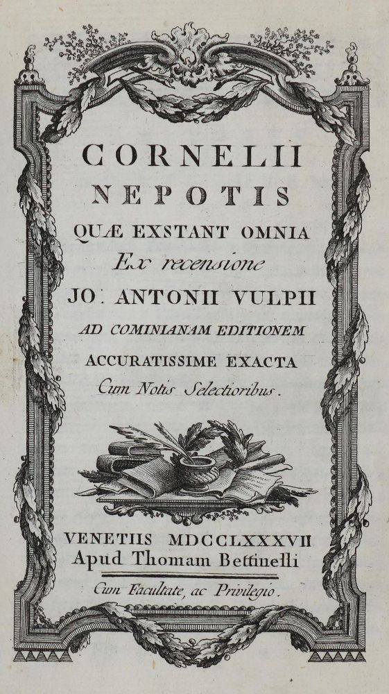 Große Abbildung Nr.22: 130-1170 Cornelius Nepos.: (Einband)