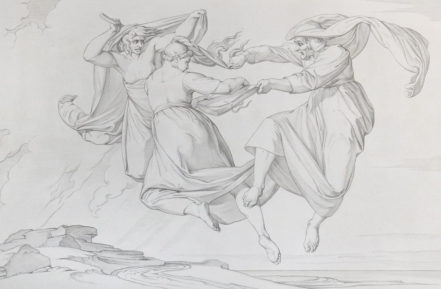 Große Abbildung Nr.1: 130-1185 Genelli, Bonaventura.: (Literatur und illustrierte Bücher bis 19.Jahrhundert)