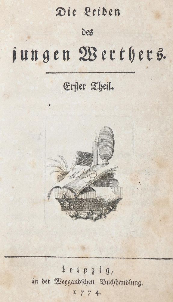 Große Abbildung Nr.1: 130-1190 (Goethe,J.W.v.).: (Literatur und illustrierte Bücher bis 19.Jahrhundert)