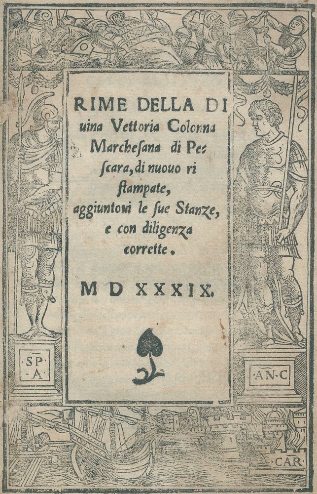 Große Abbildung Nr.1: 130-121 Colonna,V.: (Alte Drucke, Handschriften und Theologie)