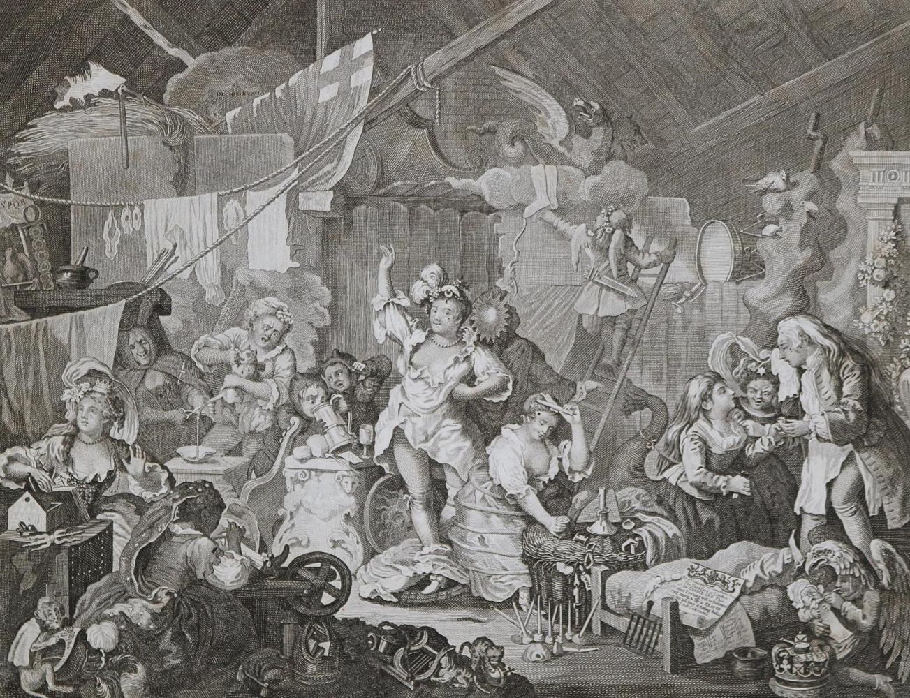 Große Abbildung Nr.1: 130-1211 Riepenhausen,E.: (Hogarth)
