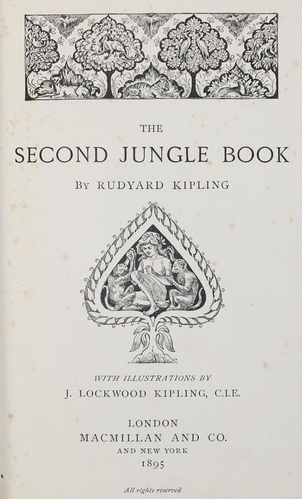Große Abbildung Nr.1: 130-1224 Kipling,R.: (Literatur und illustrierte Bücher bis 19.Jahrhundert)