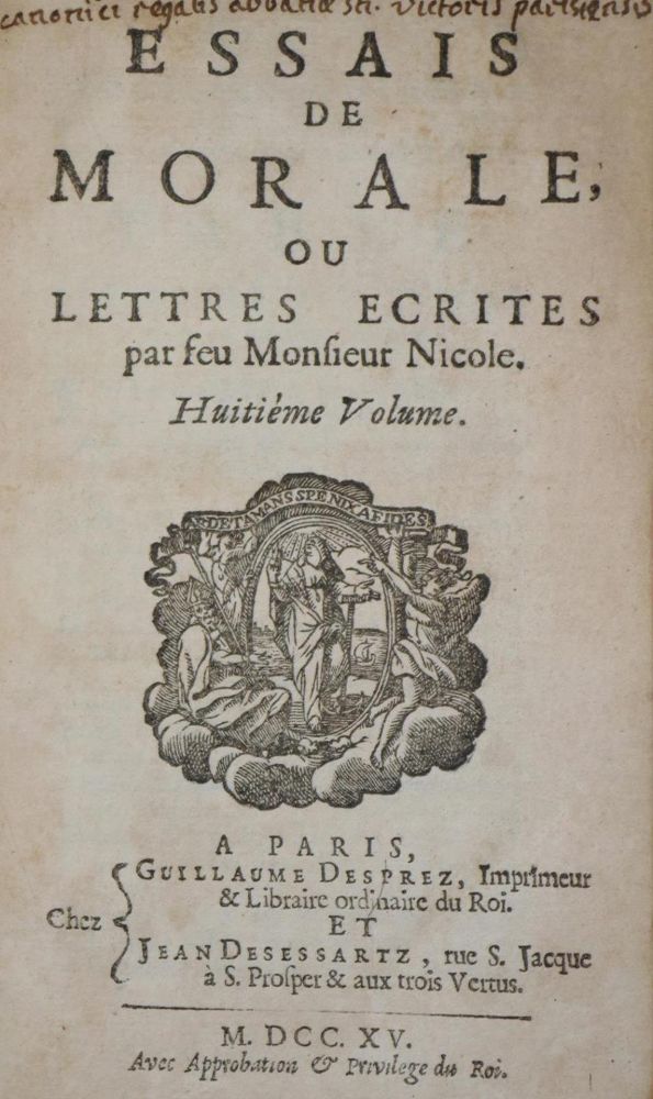 Große Abbildung Nr.1: 130-1271 (Nicole,P.).: (Literatur und illustrierte Bücher bis 19.Jahrhundert)