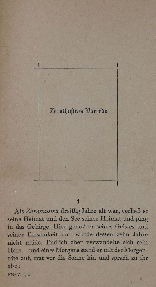 Große Abbildung Nr.2: 130-1272 Nietzsche,F.: (Literatur und illustrierte Bücher bis 19.Jahrhundert)