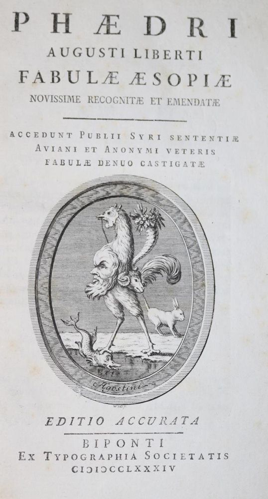 Große Abbildung Nr.1: 130-1280 Phaedrus.: (Literatur und illustrierte Bücher bis 19.Jahrhundert)
