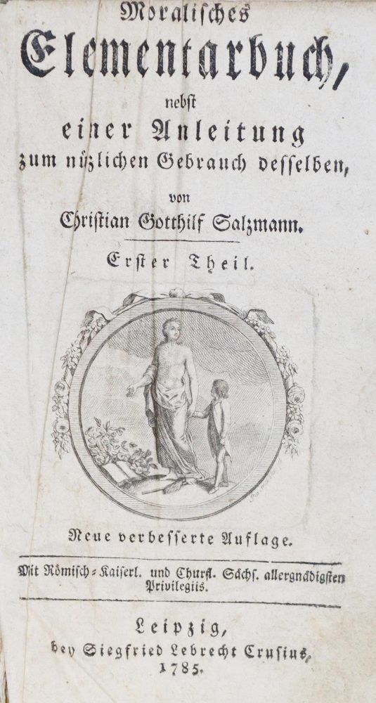 Große Abbildung Nr.1: 130-1300 Salzmann,C.G.: (Literatur und illustrierte Bücher bis 19.Jahrhundert)
