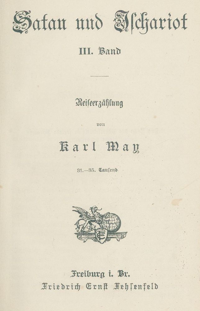 Große Abbildung Nr.1: 130-1307 May,K.: (Sascha Schneider)