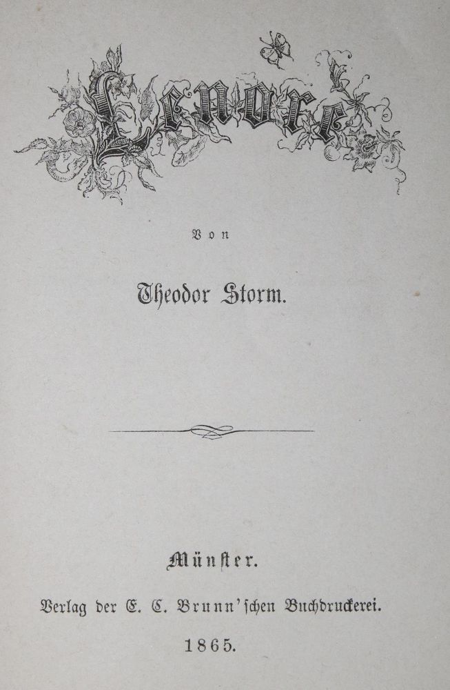 Große Abbildung Nr.1: 130-1323 Storm,T.: (Literatur und illustrierte Bücher bis 19.Jahrhundert)